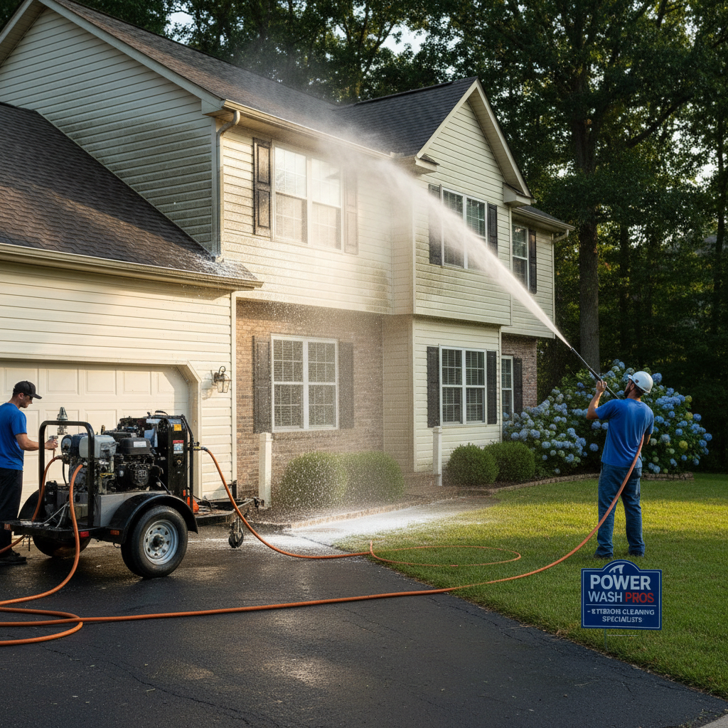 Professional power washing service
